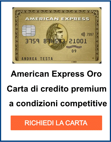 Carta Oro American Express