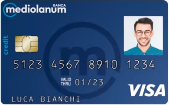 carta di credito Visa Mediolanum